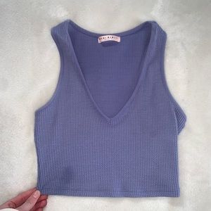 Purple crop top